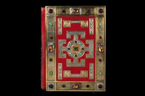 Victorian front cover of Lindisfarne Gospels Copyright ©The British Library Board