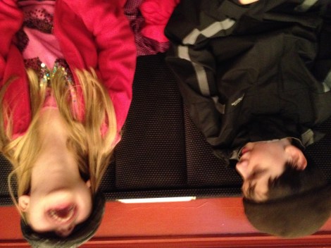 The blurry photo just adds to the fun and silliness of our (Field) Trip.