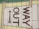A sign from the Tube showing you the way.