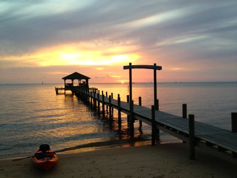 I would sit on a beach like this with all y'all.  When we turned around, we would see the castle and cathedral reflecting the orange of the sunset.