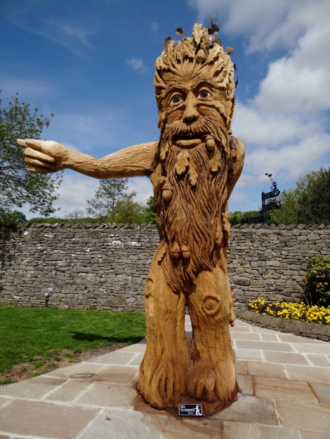 Strange creature greeted us at the start